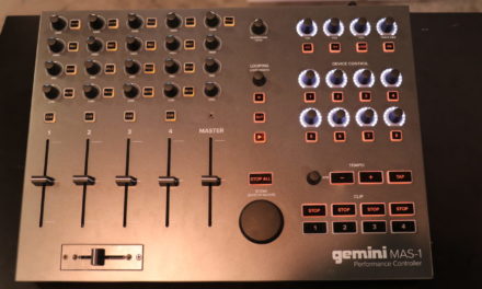 Gemini MAS-1, Ableton Live au bout des doigts