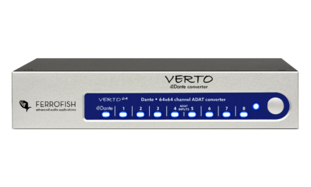 Ferrofish, outils de conversion analogique/Adat/Dante
