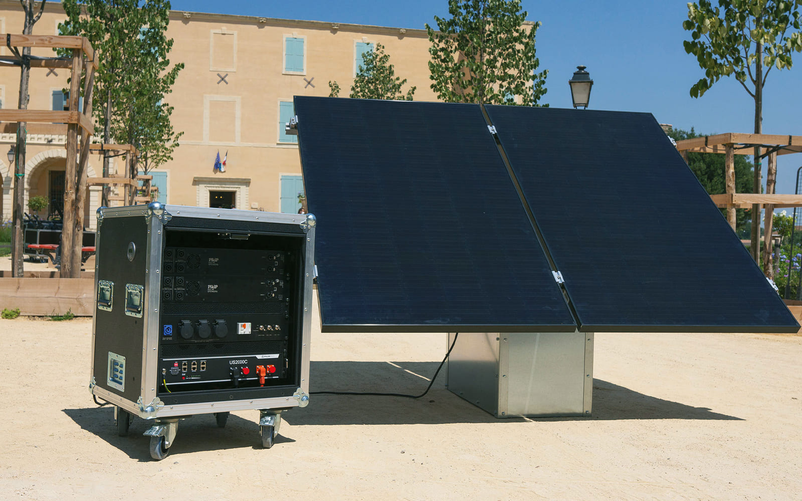 Énergie électrique solaire pour l’événementiel