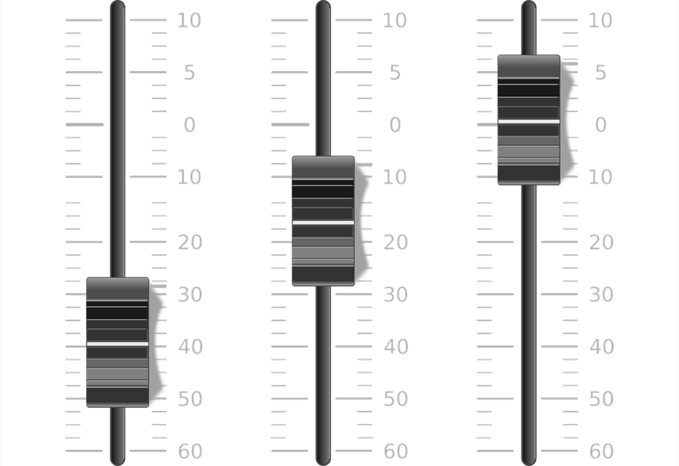 CHANGEMENTS DES FADERS ET CROSSFADERS