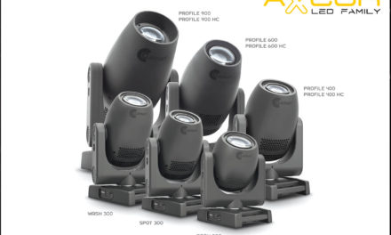 CLAY PAKY AJOUTE LES AXCOR PROFILE 600 ET 400 À LA SÉRIE AXCOR LED