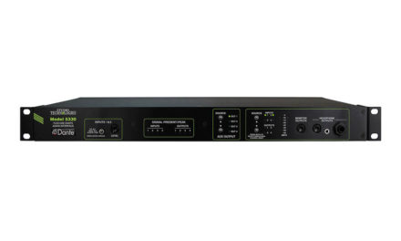 STUDIO TECHNOLOGIES MODEL 5330, I/O VERS DANTE