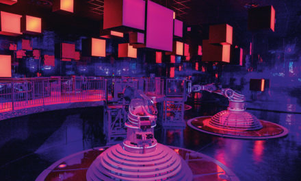 Son et lumière au Futuroscope