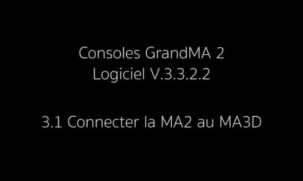 3.1 : Connecter la MA2 au MA3D