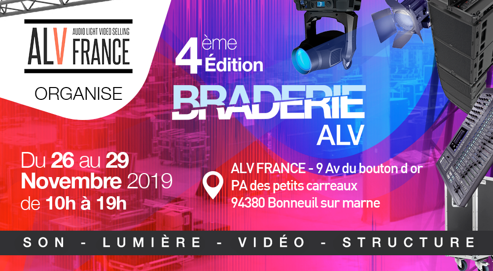 Braderie ALV, du 26 au 29 novembre