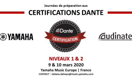 Journées de préparation aux Certifications Dante, par Yamaha