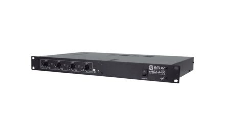 ECLER EHSA4-60, AMPLIFICATEUR 1U HAUTE ET BASSE IMPÉDANCE