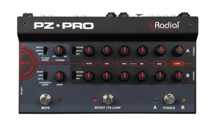 RADIAL PZ-PRO, PÉDALE ACOUSTIQUE DEUX ENTRÉES