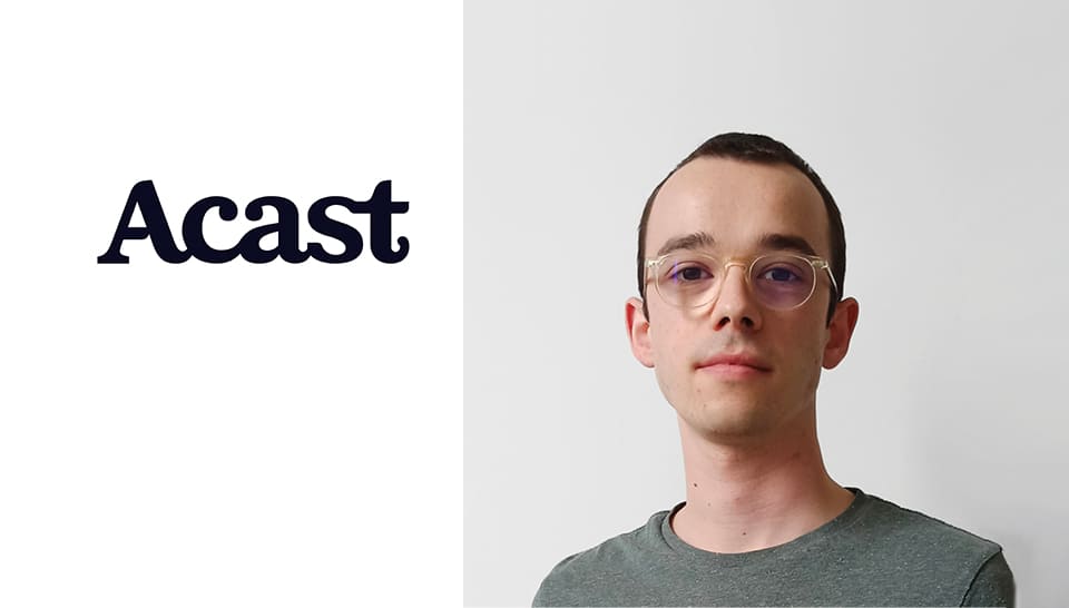 RAPHAËL LE SERGENT  REJOINT ACAST