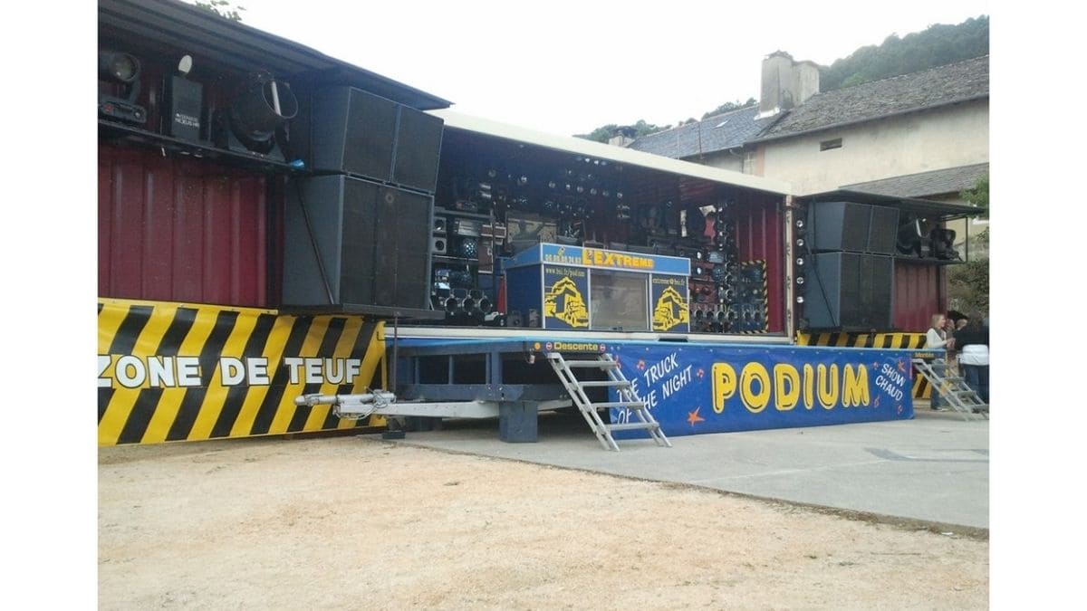 camion podium