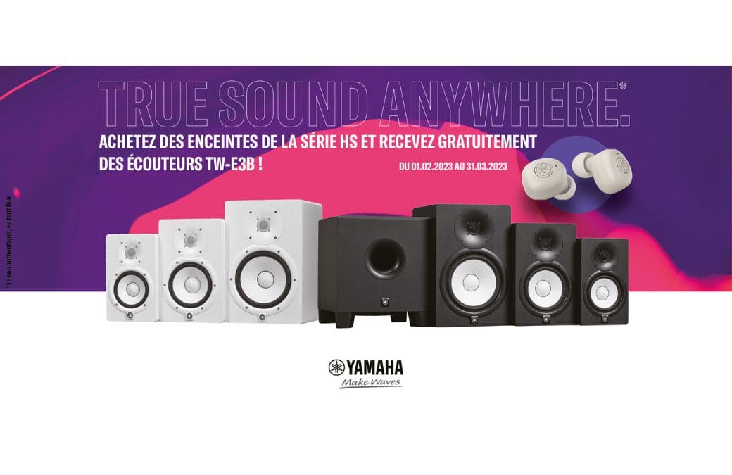 Offre spéciale : Écouteurs Yamaha TW-E3B