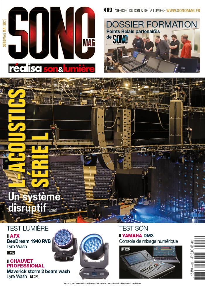 n°489 L-ACOUSTICS SÉRIE L, UN SYSTÈME DISRUPTIF