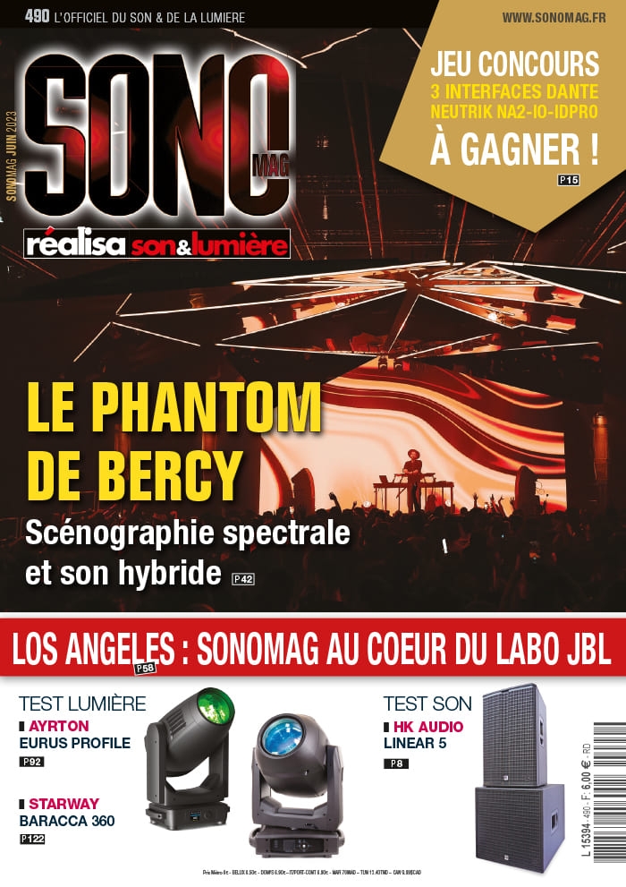 n°490 LE PHANTOM DE BERCY, SCÉNOGRAPHIE SPECTRALE ET SON HYBRIDE