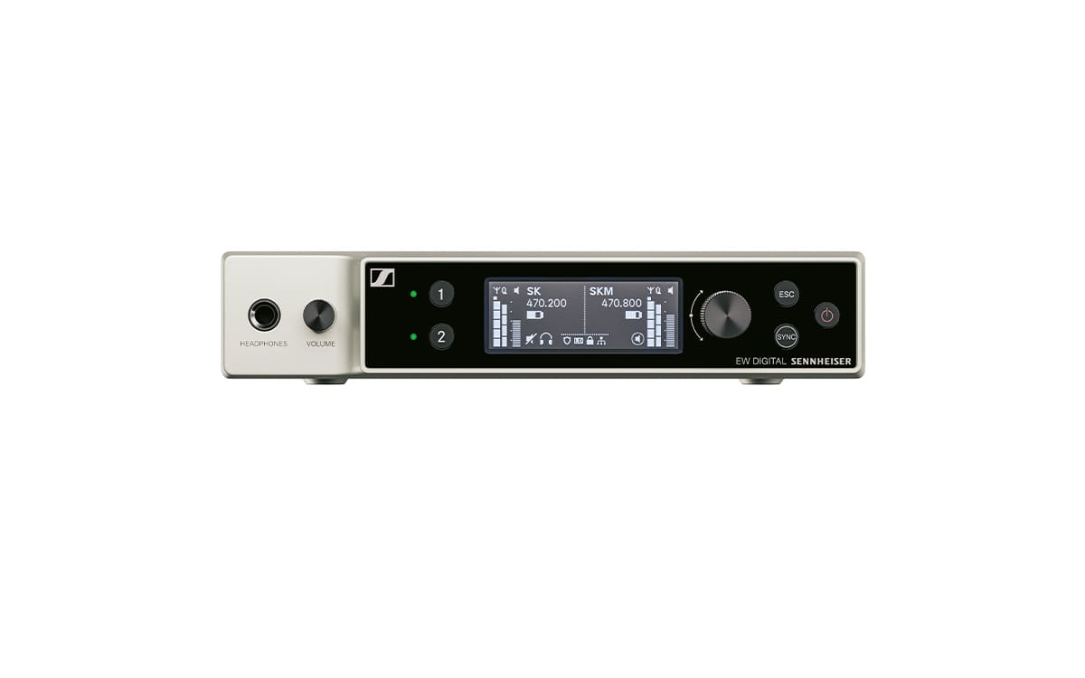 Sennheiser : du Dante bicanal pour son système de microphone EW-DX