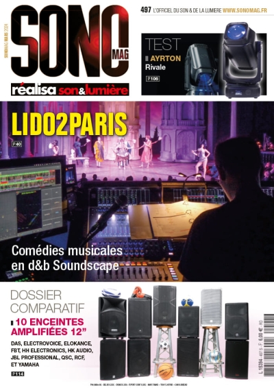 n°497 Lido2paris, Comédies musicales en d&b Soundscape