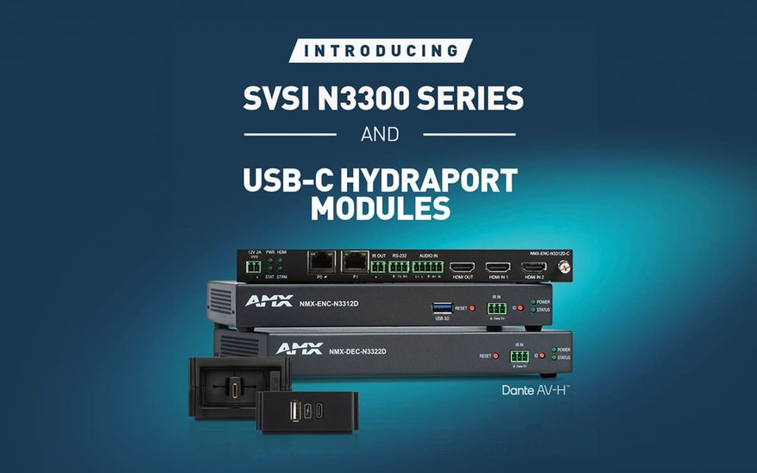 AMX SVSI N3300 avec Dante AV-H