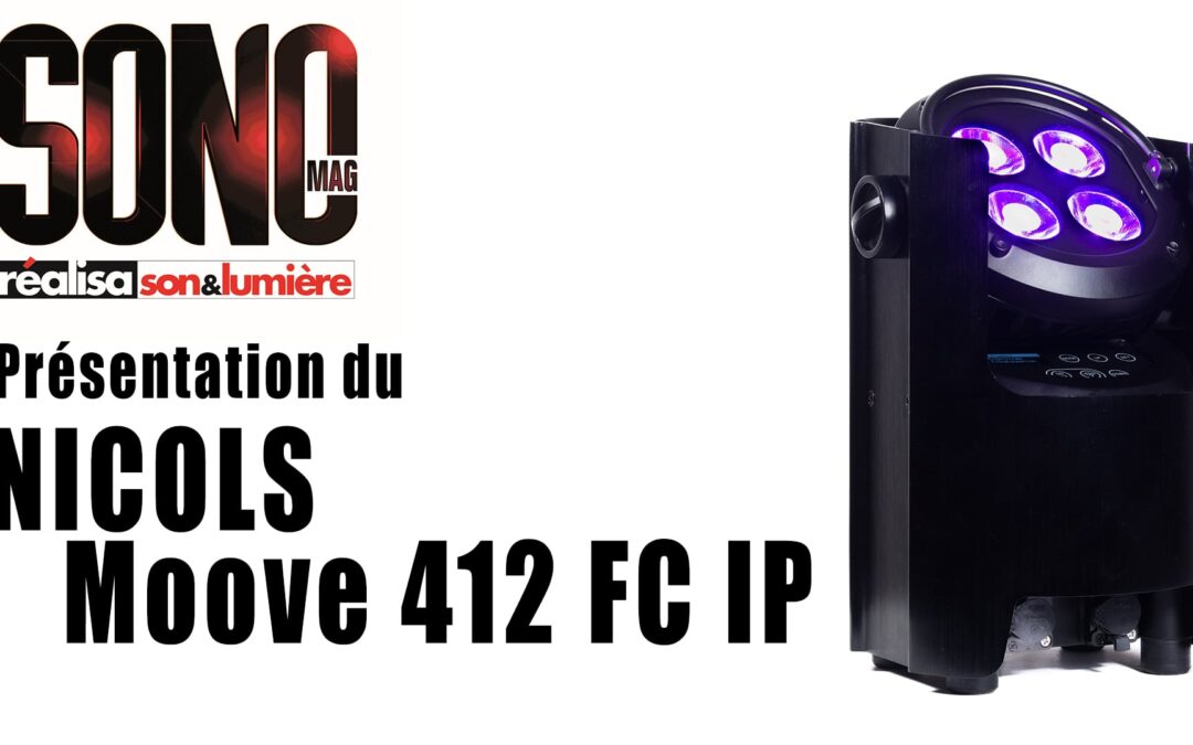 PAR LED Moove 412 FC IP de Nicols