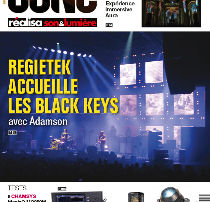 n°501, Regietek accueille les Black Keys avec Adamson