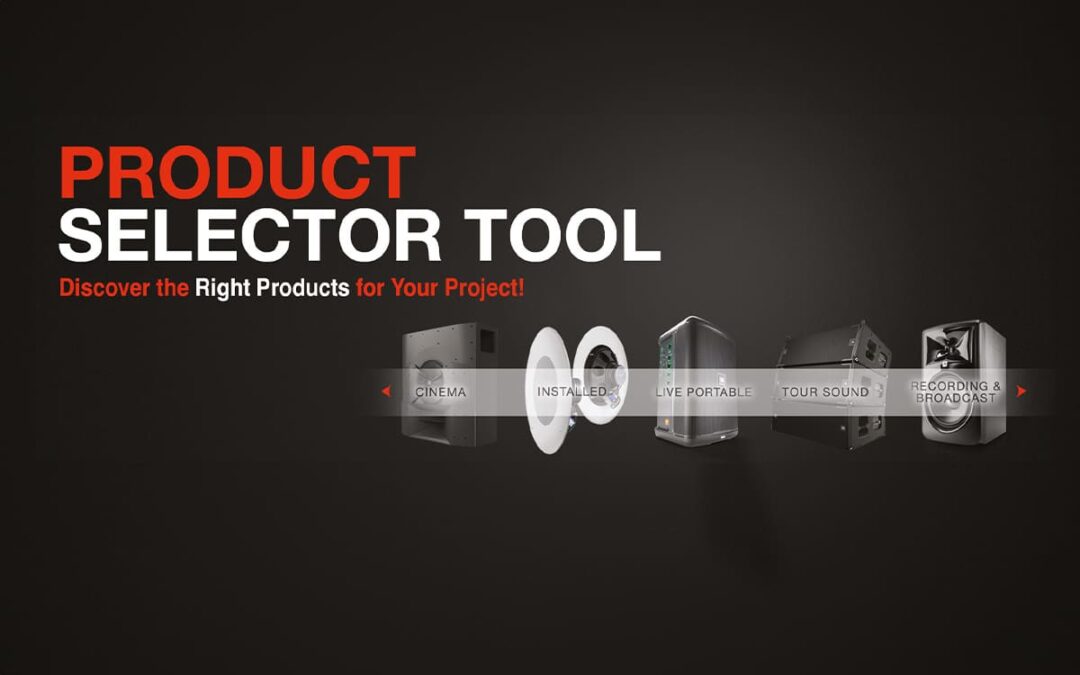 Outil de sélection de produits JBL