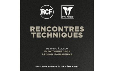 Rencontres techniques – RCF et TT+ Audio