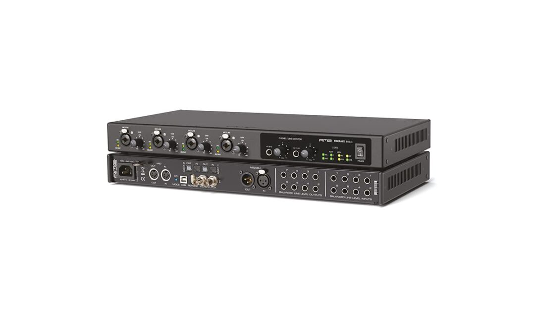 RME célèbre ses 20 ans avec la Fireface 802 FS AE
