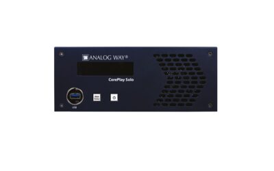 Le lecteur multimédia Analog Way CorePlay