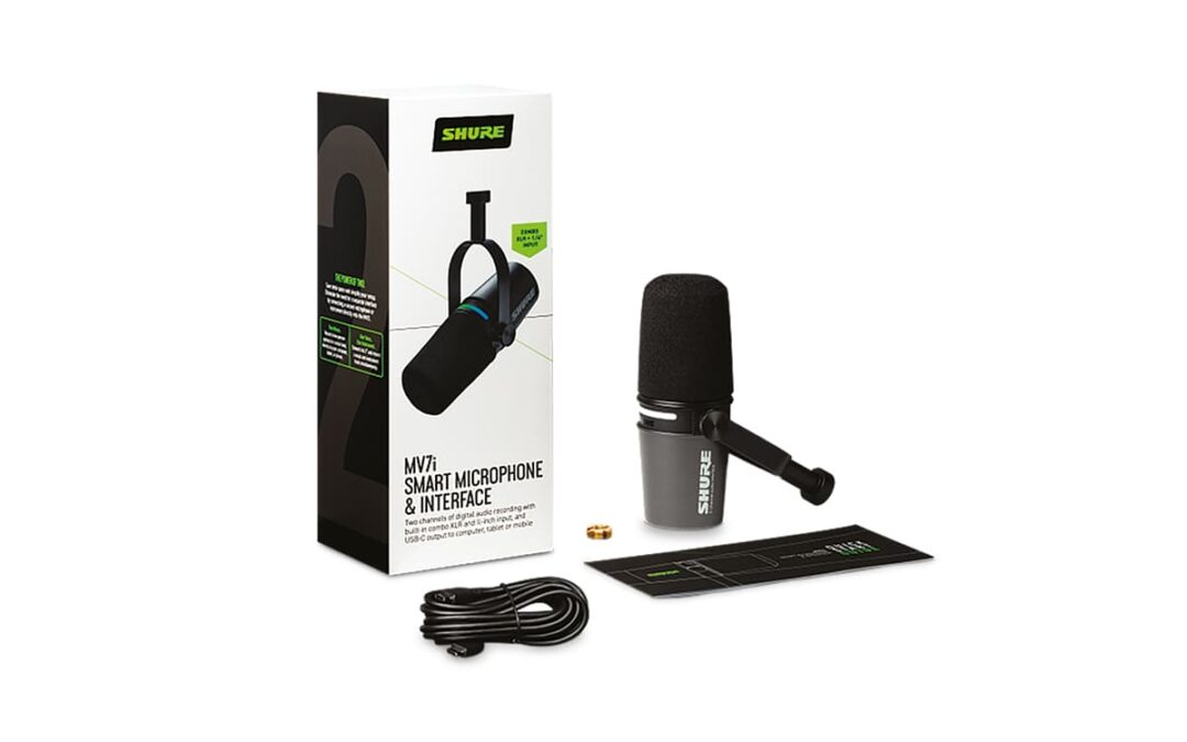 Shure dévoile le MV7i pour les créateurs