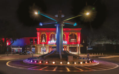 Modernisation lumineuse du rond-point du Pasino