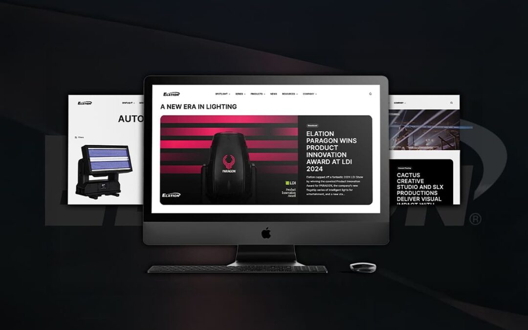 Nouveau site Web Elation