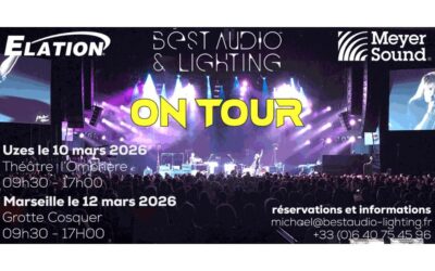 L’équipe de Best Audio & Lighting est en tournée