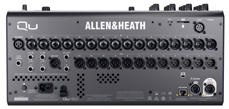 2 SONOMAG TEST ALLEN HEATH ALGAM Qu 5D