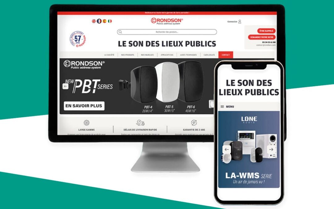 Nouveau site Rondson