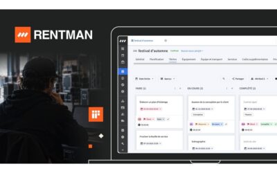 Rentman lance Organize